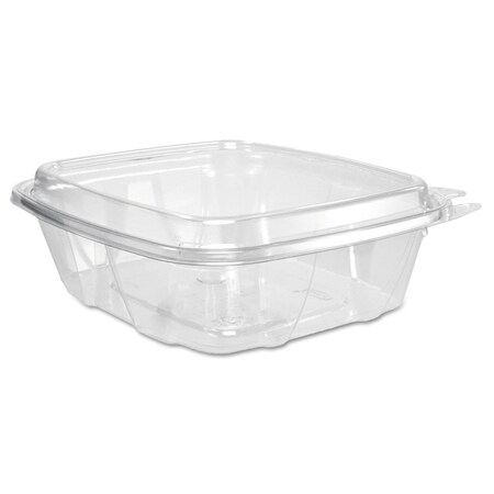 Dart ClearPac SafeSeal Tamper-Resistant/Evident Containers, Domed Lid, 24 oz, 6.4x2.3x7.1, Plastic, 200PK CH24DED